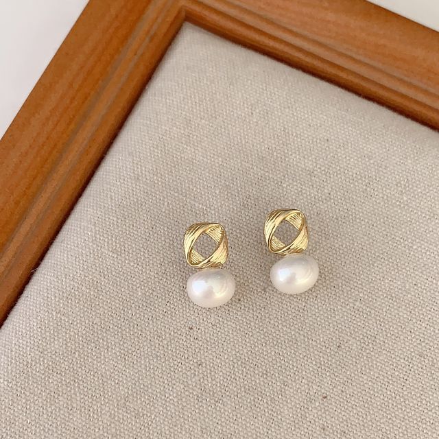 Faux Pearl Alloy Earring (various designs)