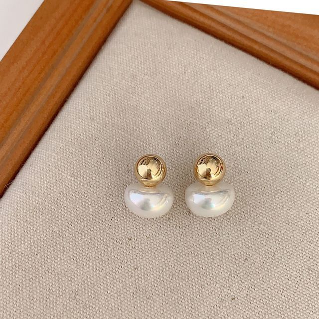 Faux Pearl Alloy Earring (various designs)