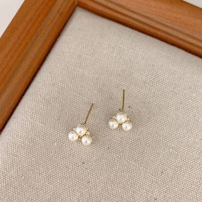 Faux Pearl Alloy Earring (various designs)