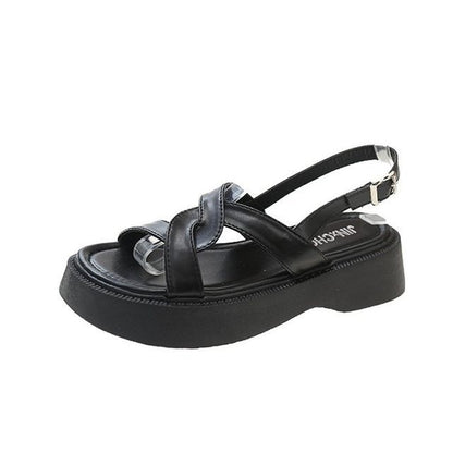 Platform Slingback Sandals