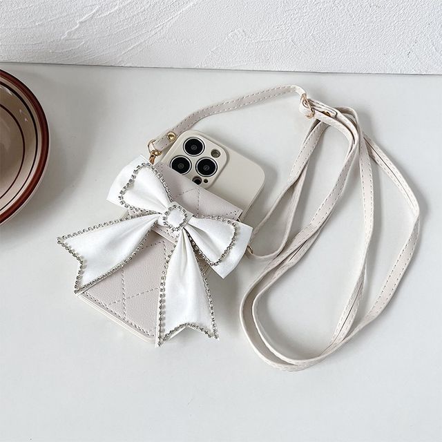 Phone Embellished Card Case Holder