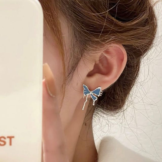 Clip-On Butterfly / Stud Earring