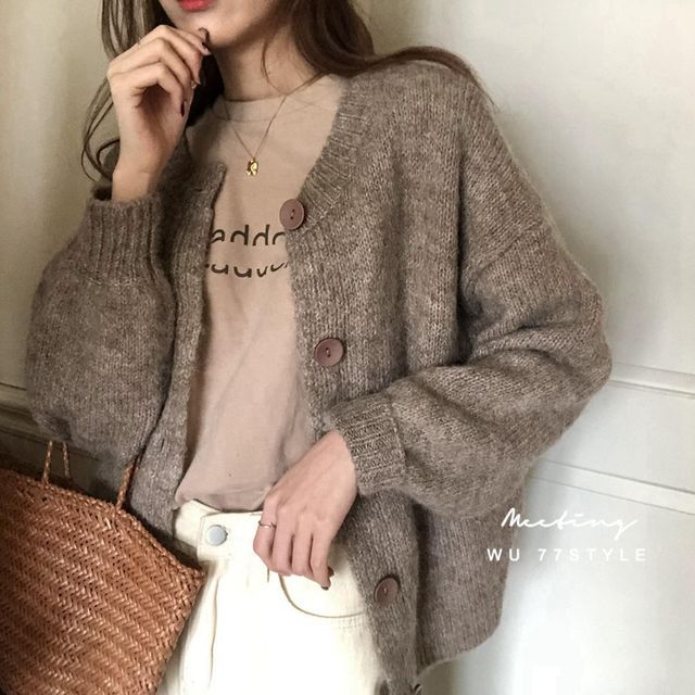 Crew Short-Sleeve Neck Lettering T-Shirt