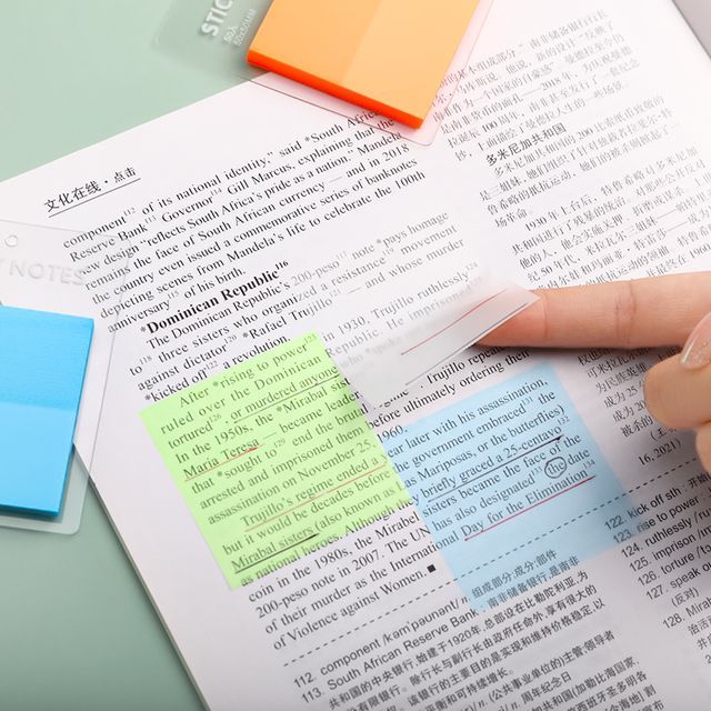 Translucent PET Sticky Note