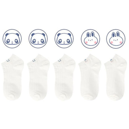 Animal Tag Low Cut Socks Set