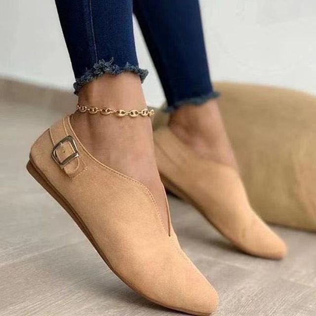Slip-Ons Strap Chain Flat