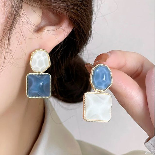 Dangle Earring Alloy Resin