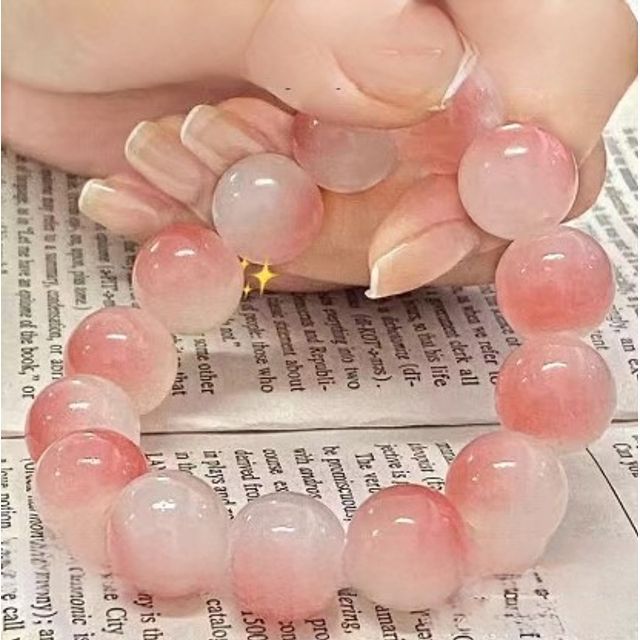 Gemstone Bracelet Faux Bead