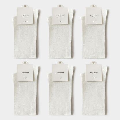 Set of 6: Plain Socks