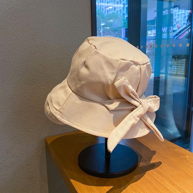 Plain Bow Bucket Hat