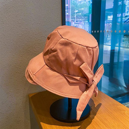 Plain Bow Bucket Hat