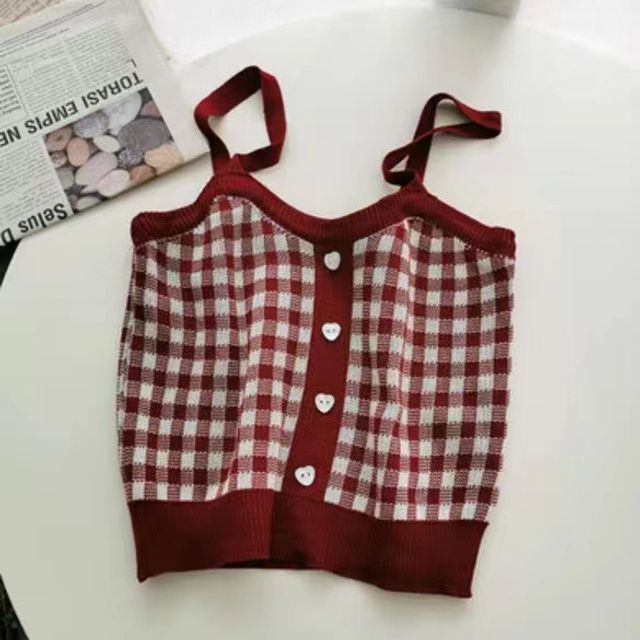 Top Cami Plaid