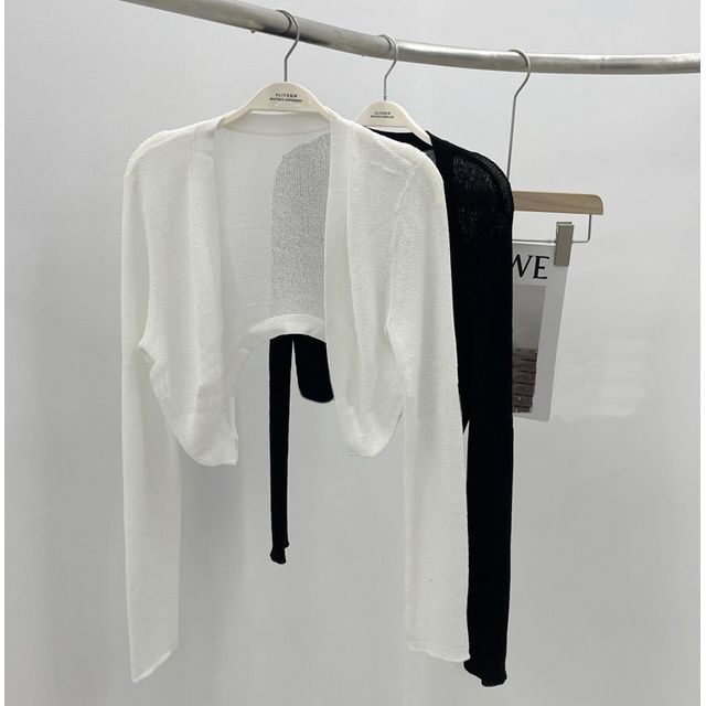 Cardigan Plain Bolero