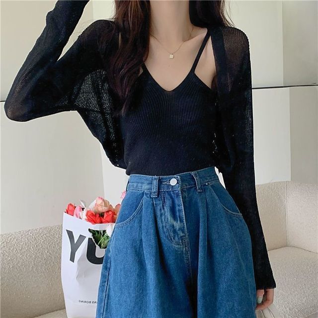 Cardigan Plain Bolero