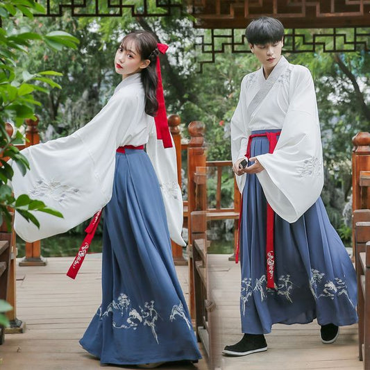 Couple Matching Traditional Chinese Embroidered Open Front Jacket