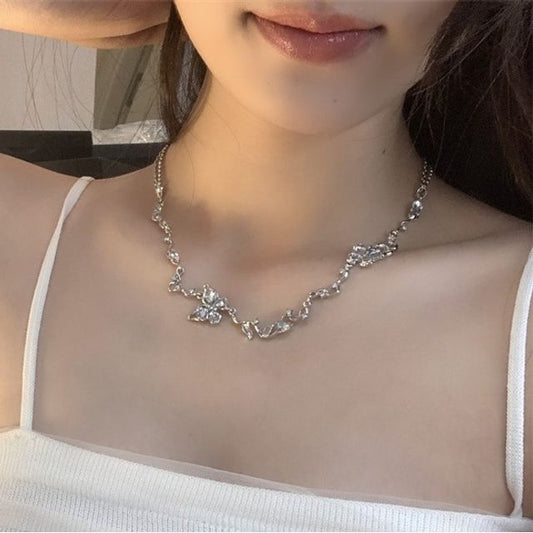 Choker Alloy Butterfly