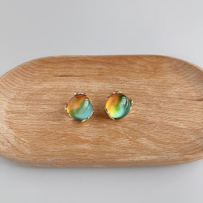 Gemstone Pearl Alloy Choker Faux