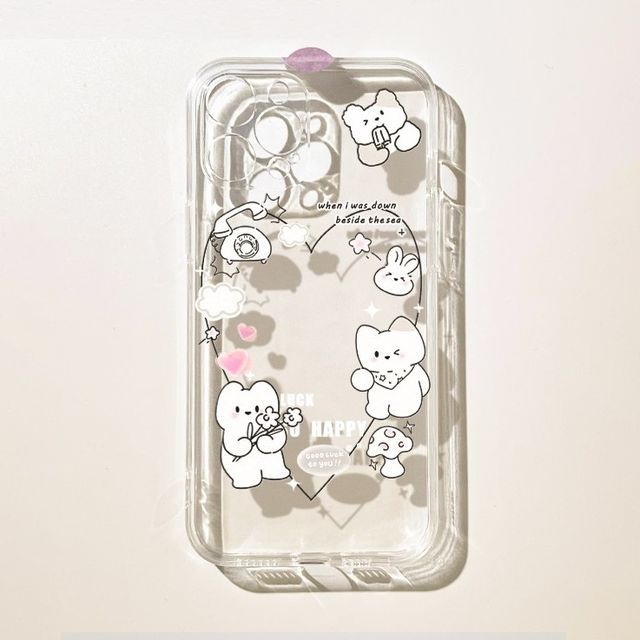 Phone Rabbit Case Transparent