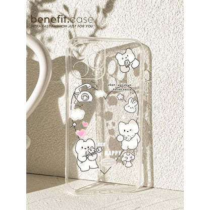 Phone Rabbit Case Transparent