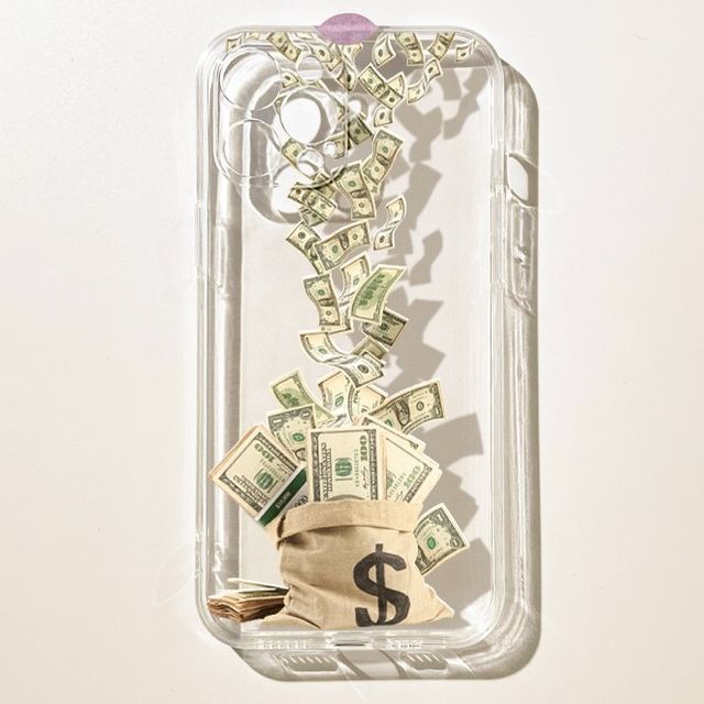Money Transparent Phone Case Bag