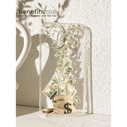 Money Transparent Phone Case Bag