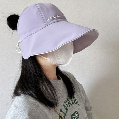 Sun Hat Lettering Top Open