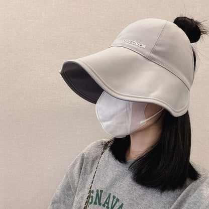 Sun Hat Lettering Top Open