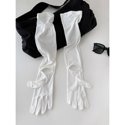 Sun Gloves Protection Plain