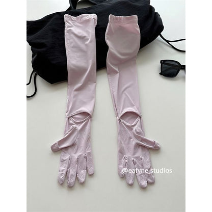 Sun Gloves Protection Plain