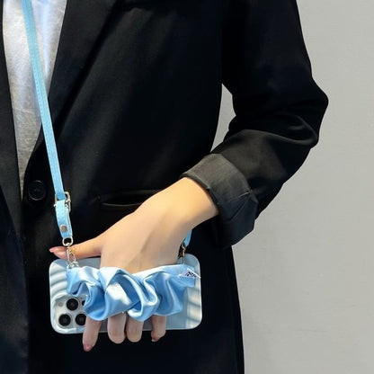 Shirred Phone Case Strap Fabric