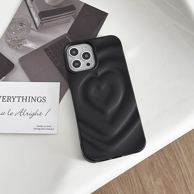 Case Phone Matte Heart