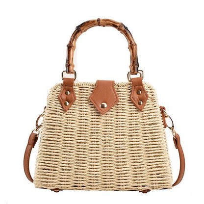 Crossbody Straw Bag