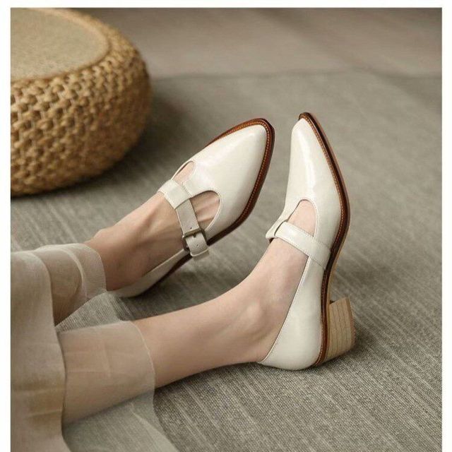 Pointed Heel Chunky Loafers