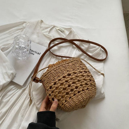 Straw Crossbody Bag