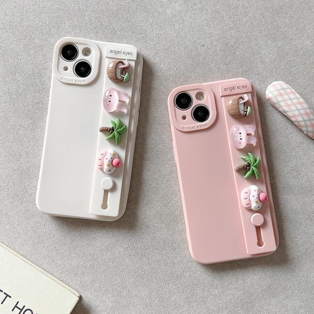 Phone Strap Hand Case Cartoon