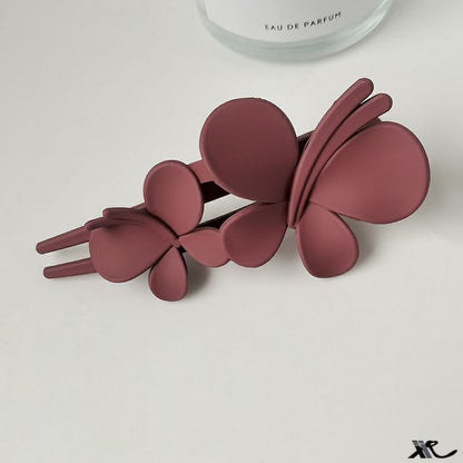 Matte Butterfly Resin Hair Clip