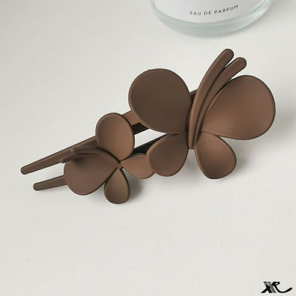 Matte Butterfly Resin Hair Clip