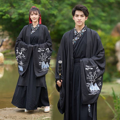 Costume traditionnel chinois assorti pour couple