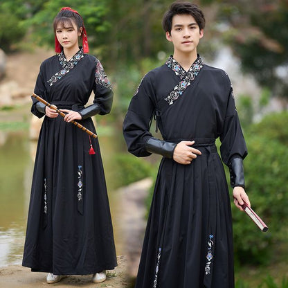 Costume traditionnel chinois assorti pour couple