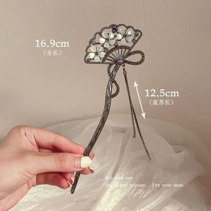 Floral Acrylic Alloy Hair Stick