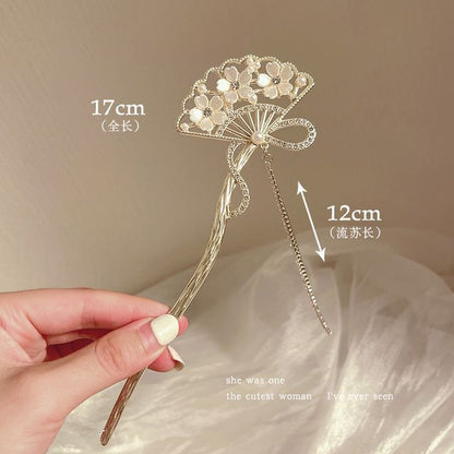 Floral Acrylic Alloy Hair Stick