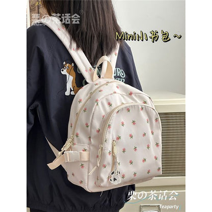 Floral Print Backpack