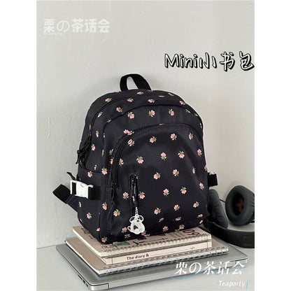 Floral Print Backpack