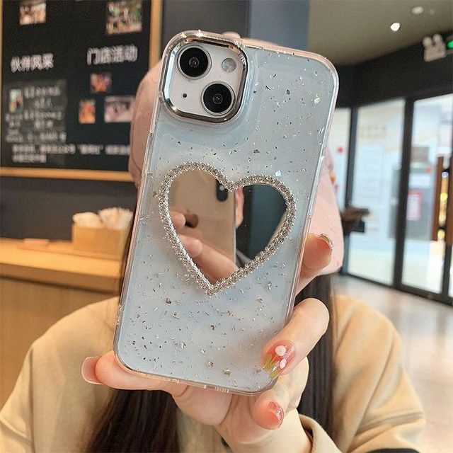 Mirrored Heart Case Phone