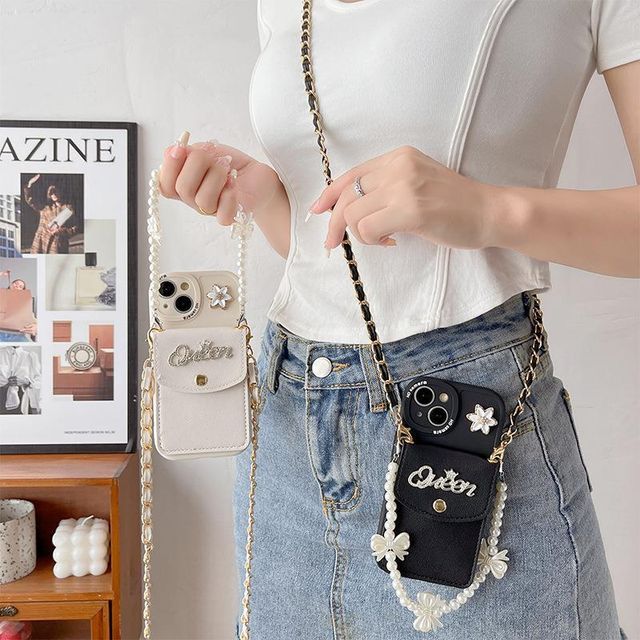 Butterfly Coin Case Phone Purse Strap