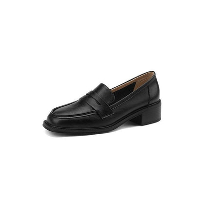 Faux Loafers Penny Leather