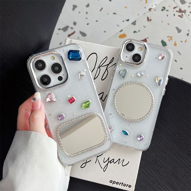 Mirrored Case Phone Embellished