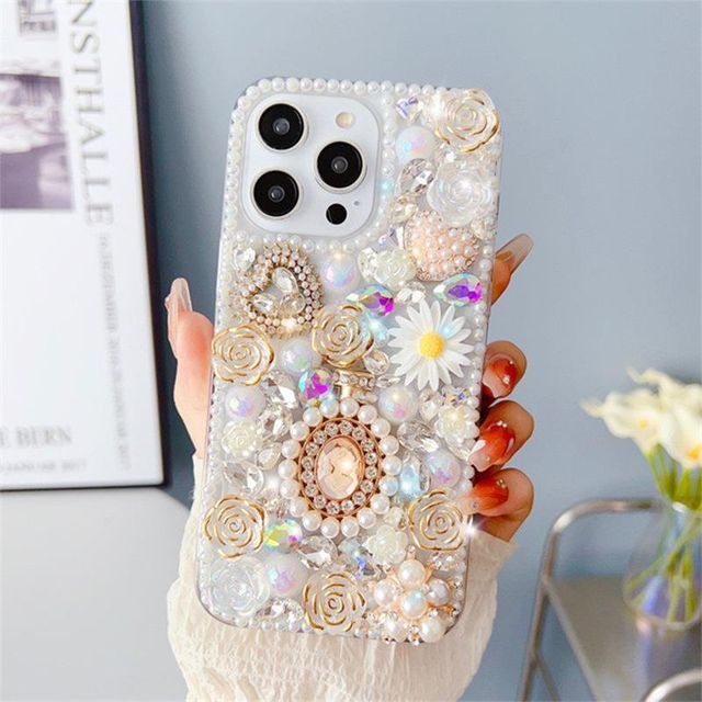 Floral Phone Case - iPhone 14 Pro Max / 14 Pro / 14 Max / 14 / 13 Pro Max / 13 Pro / 13 / 13 mini / 12 Pro Max / 12 Pro / 12 / 12 mini / 11 Pro Max / 11 Pro / 11 / SE / XS Max / XS / XR / X / 8 / 8 Plus / 7 / 7 Plus