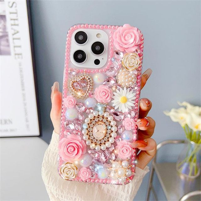 Floral Phone Case - iPhone 14 Pro Max / 14 Pro / 14 Max / 14 / 13 Pro Max / 13 Pro / 13 / 13 mini / 12 Pro Max / 12 Pro / 12 / 12 mini / 11 Pro Max / 11 Pro / 11 / SE / XS Max / XS / XR / X / 8 / 8 Plus / 7 / 7 Plus