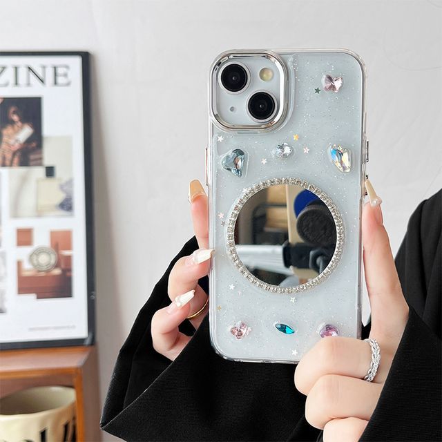 Mirrored Case Phone Embellished